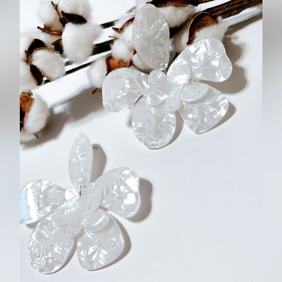 flower statement earrings N21 - Picture 5 of 8